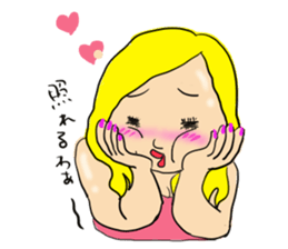 Beautiful pig girl sticker #7860983