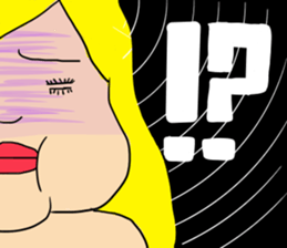 Beautiful pig girl sticker #7860985