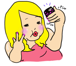 Beautiful pig girl sticker #7860986