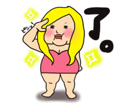 Beautiful pig girl sticker #7860992