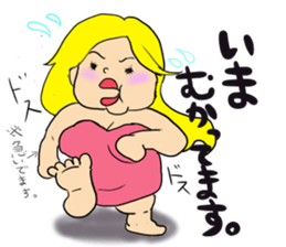 Beautiful pig girl sticker #7861000