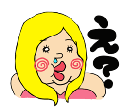 Beautiful pig girl sticker #7861001