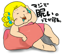 Beautiful pig girl sticker #7861003