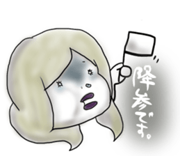 Beautiful pig girl sticker #7861009