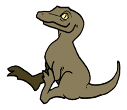 Velociraptor  RAPUCHAN!! sticker #7861301