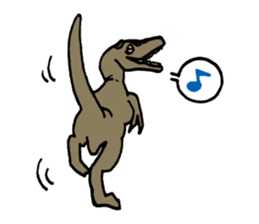 Velociraptor  RAPUCHAN!! sticker #7861305