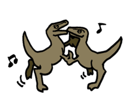Velociraptor  RAPUCHAN!! sticker #7861312