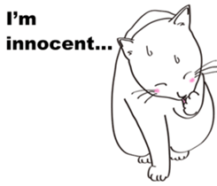 Pose of cat that you also know(English) sticker #7861418