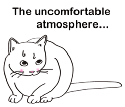 Pose of cat that you also know(English) sticker #7861430