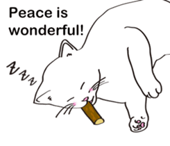 Pose of cat that you also know(English) sticker #7861443