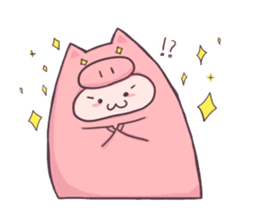 Daily life of a cute pig sticker #7863064
