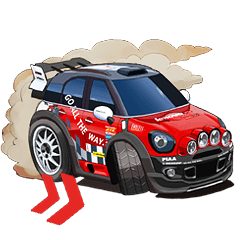 MINI CROSSOVER RALLY TEAM. Sticker