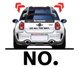 MINI CROSSOVER RALLY TEAM. Sticker sticker #7863933
