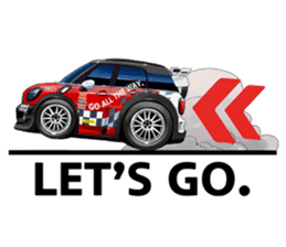MINI CROSSOVER RALLY TEAM. Sticker sticker #7863948