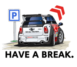 MINI CROSSOVER RALLY TEAM. Sticker sticker #7863951