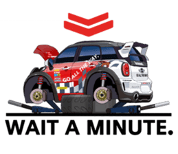 MINI CROSSOVER RALLY TEAM. Sticker sticker #7863952
