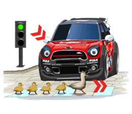 MINI CROSSOVER RALLY TEAM. Sticker sticker #7863970