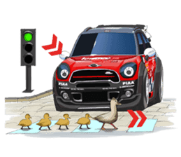 MINI CROSSOVER RALLY TEAM. Sticker sticker #7863970