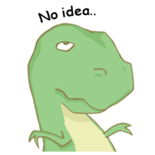Baby T-Rex sticker #7864715