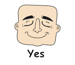 Square Head Part 2 Facial Icon sticker #7864895