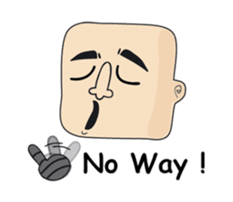 Square Head Part 2 Facial Icon sticker #7864897