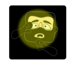 Square Head Part 2 Facial Icon sticker #7864903