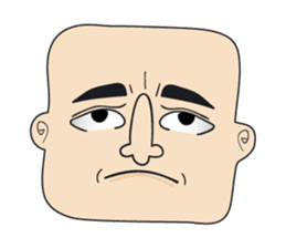 Square Head Part 2 Facial Icon sticker #7864913