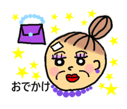 Daily life of grandma sticker #7865124