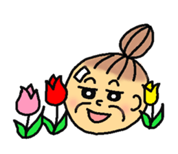 Daily life of grandma sticker #7865126