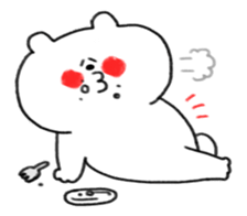 Very pretty white bear sticker #7866112