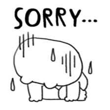 Very pretty white bear sticker #7866121