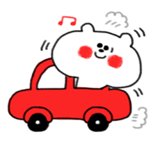 Very pretty white bear sticker #7866125