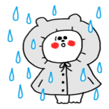 Very pretty white bear sticker #7866129