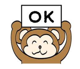 Monta the Monkey sticker #7866894