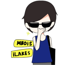 Boso Walikan Kera Ngalam sticker #7867254