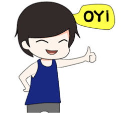 Boso Walikan Kera Ngalam sticker #7867260