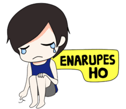 Boso Walikan Kera Ngalam sticker #7867262