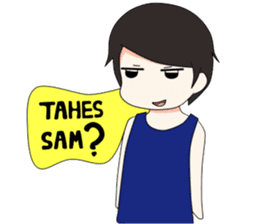 Boso Walikan Kera Ngalam sticker #7867263