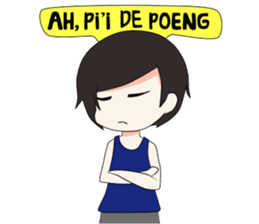 Boso Walikan Kera Ngalam sticker #7867267