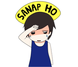 Boso Walikan Kera Ngalam sticker #7867269