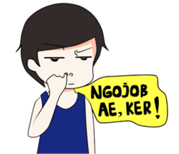 Boso Walikan Kera Ngalam sticker #7867275