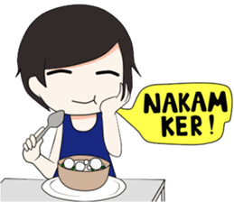 Boso Walikan Kera Ngalam sticker #7867279