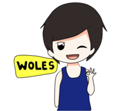 Boso Walikan Kera Ngalam sticker #7867281