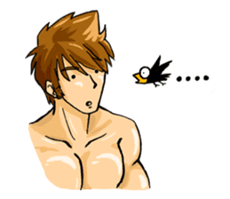 Sunshine Handsome Strongman sticker #7867698