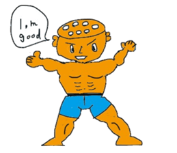 Lotus root character Ren of life 2 sticker #7868252