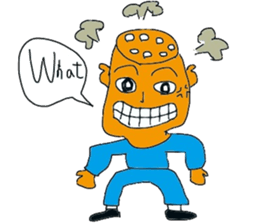 Lotus root character Ren of life 2 sticker #7868261