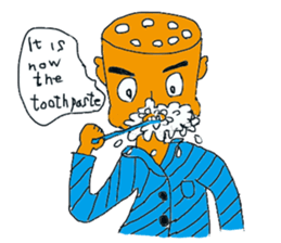 Lotus root character Ren of life 2 sticker #7868269