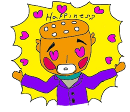 Lotus root character Ren of life 2 sticker #7868272