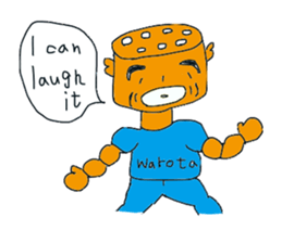 Lotus root character Ren of life 2 sticker #7868277