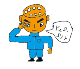 Lotus root character Ren of life 2 sticker #7868290